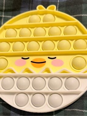Yellow & White Chick Pop-It Fidget Toy – Kids Learning Toy